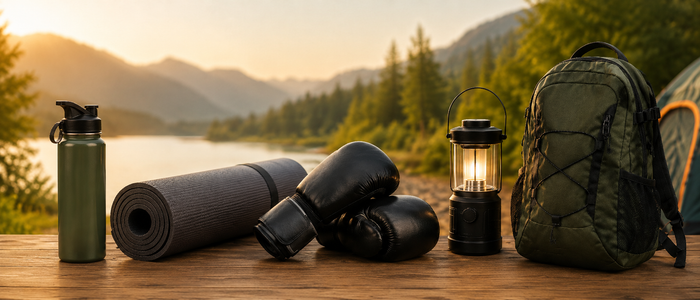 Sports & Outdoor Essentials for Fitness, Camping, and Active Living