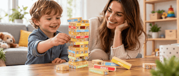 Wooden Tumbling Tower Game for Kids 