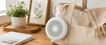 Portable Baby Sound Machine with Gentle Audio Options