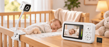 Baby Monitor Camera with Flexible Clip Stand 