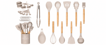 33-Piece Silicone Kitchen Utensils Set: Practical Tools for Everyday Cooking
