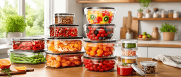 40-Piece Food Storage Containers: Practical Kitchen Organization Solutions