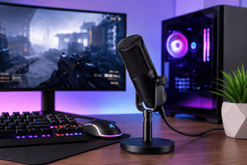 USB Dynamic Gaming Microphone: Clear Sound for PC Recording and Online Use
