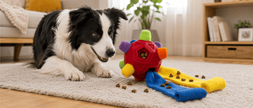 Snuffle Ball Dog Activity Toy with Treat Pocket Design