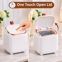 Small Countertop Garbage Bin for Bathroom & Home
