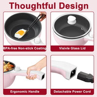 700W Portable Electric Cooking Pot