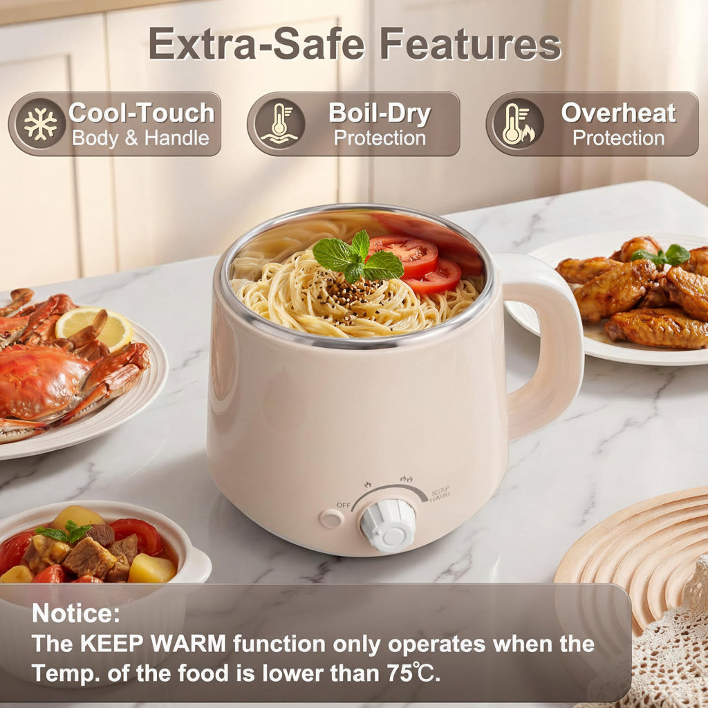 Stainless Steel Portable Cooking Pot