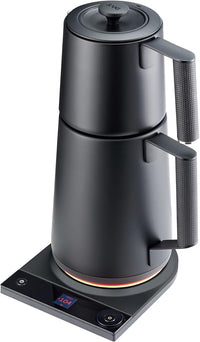 Stainless Steel Electric Tea Maker Machine – Matte Black