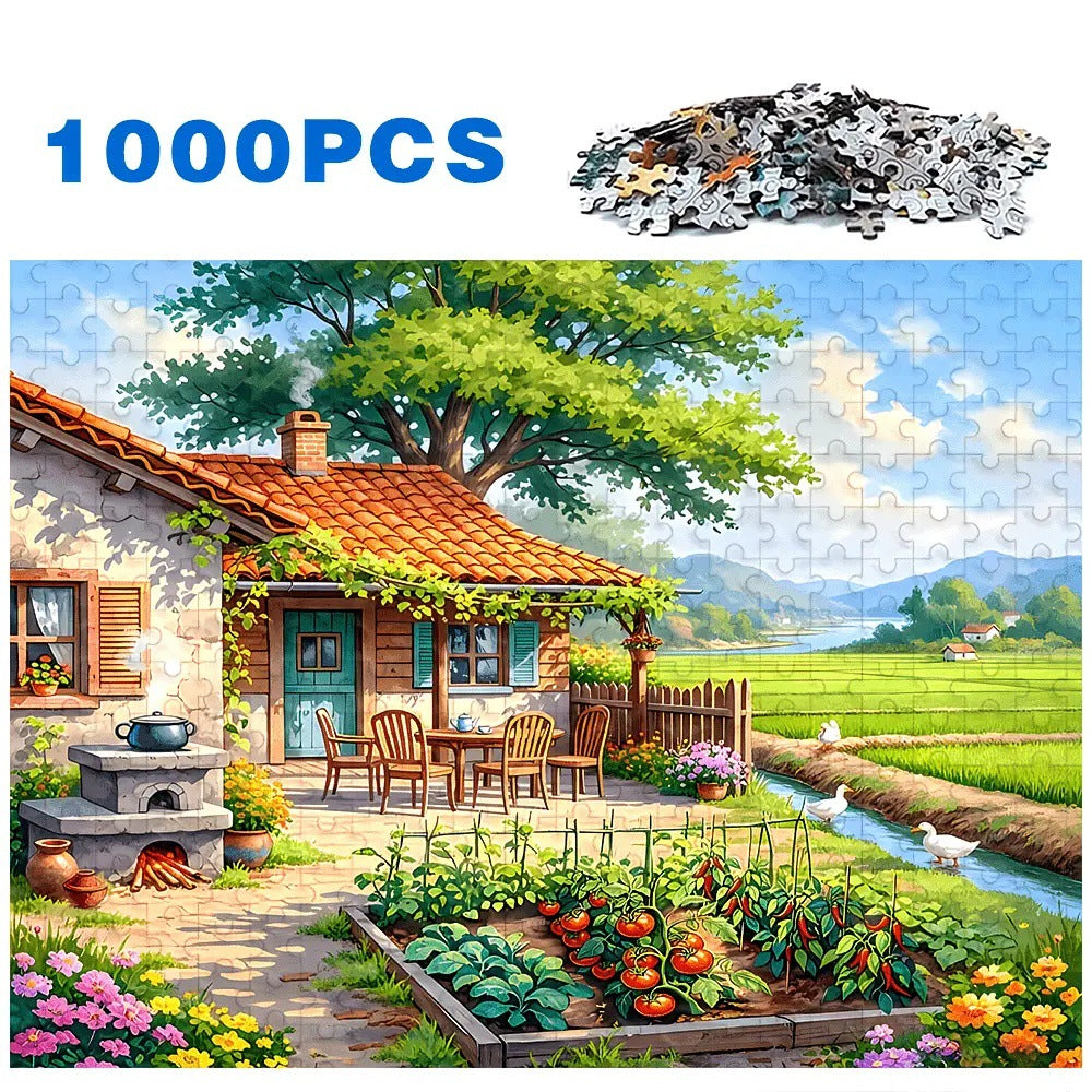 1000 piece cartoon jigsaw puzzle for kids and adults