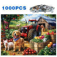 1000 piece cartoon jigsaw puzzle for kids and adults