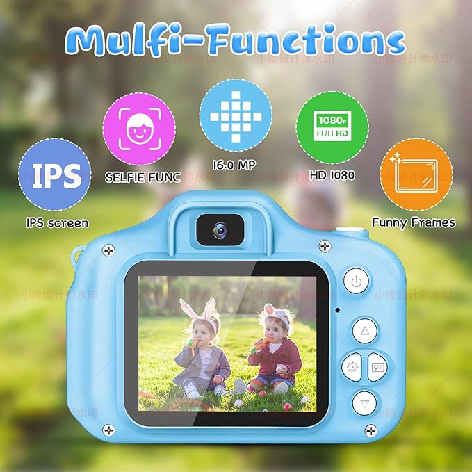 Kids camera with 1080P HD video recording