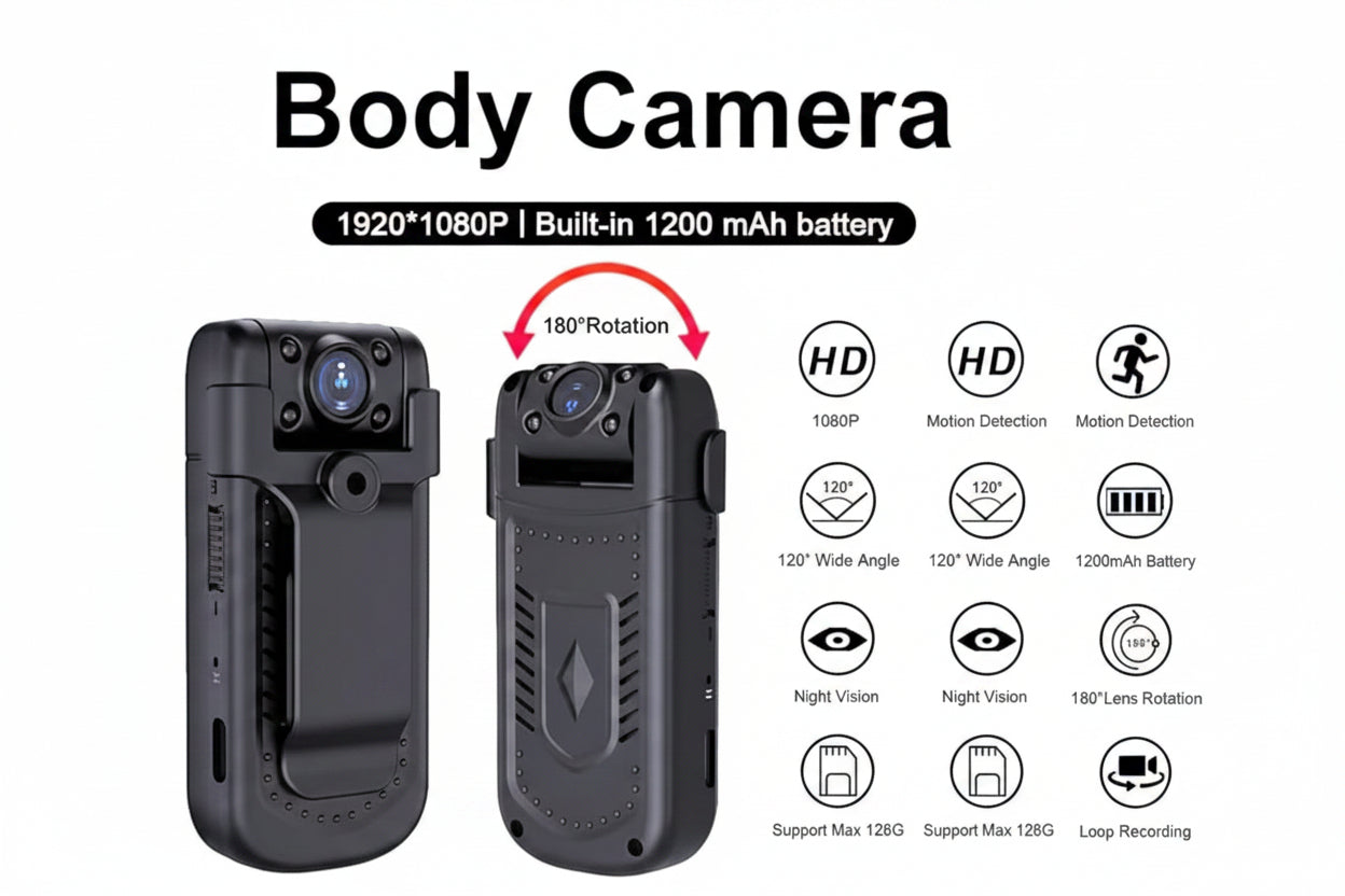 1080P mini media device with simple controls and portable body