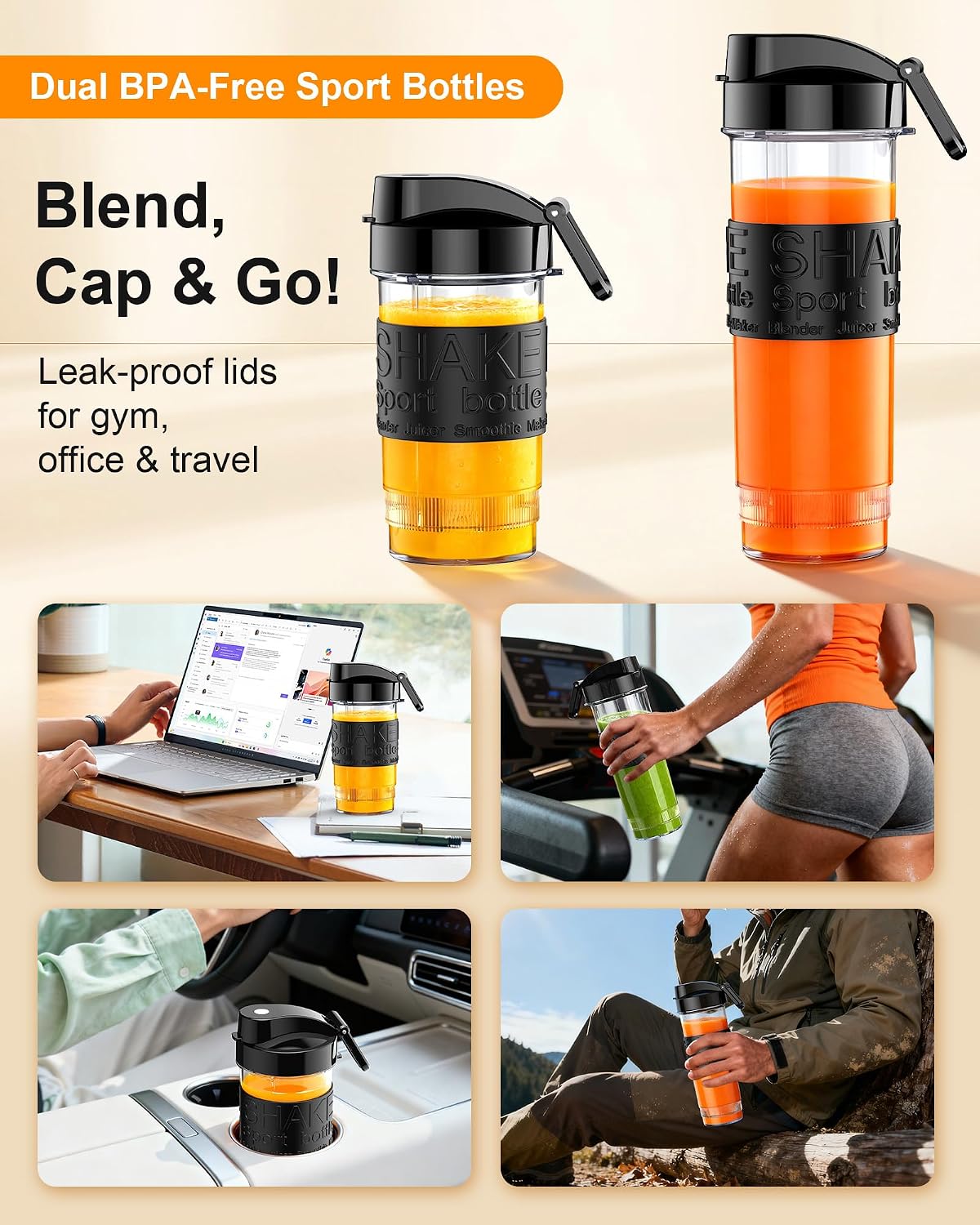 personal blender set with grinding cups