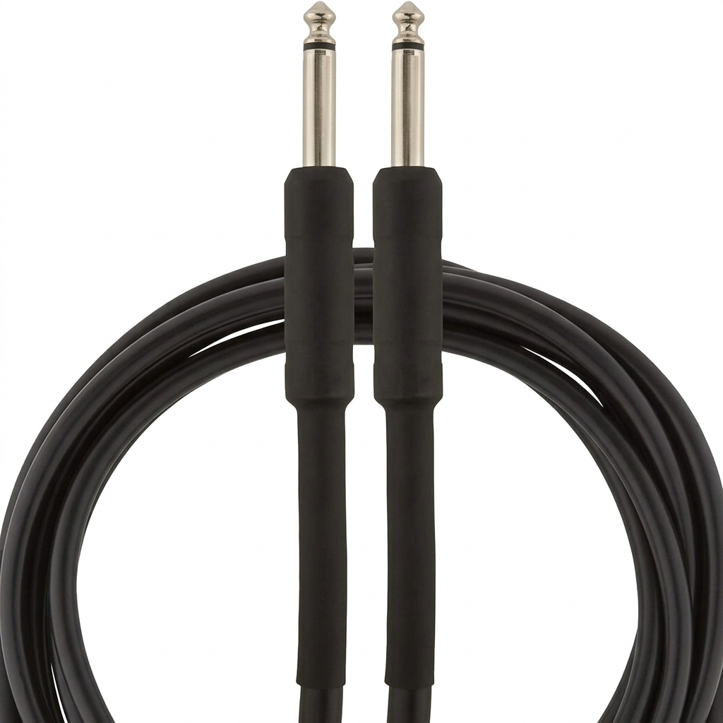 10FT black guitar instrument audio cable for music setup