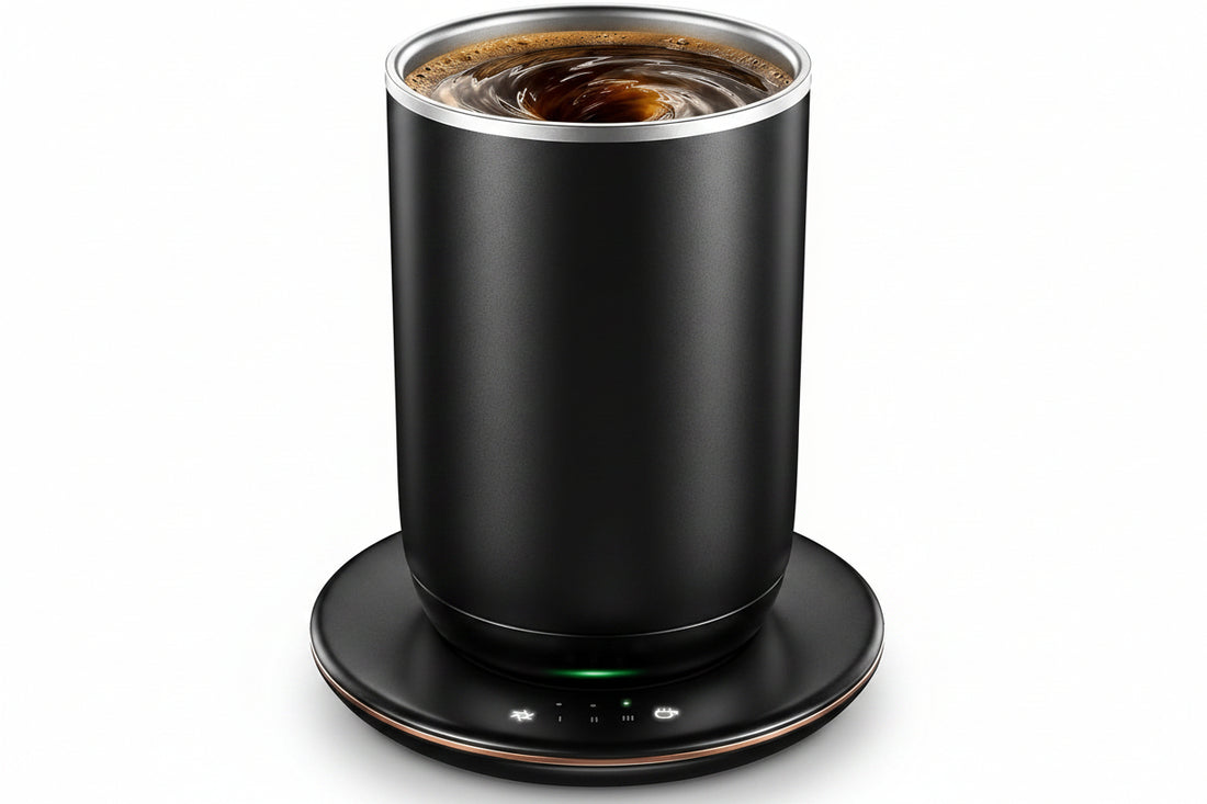 2-Pack Magnetic Mixing Coffee Cups with Temperature Control
