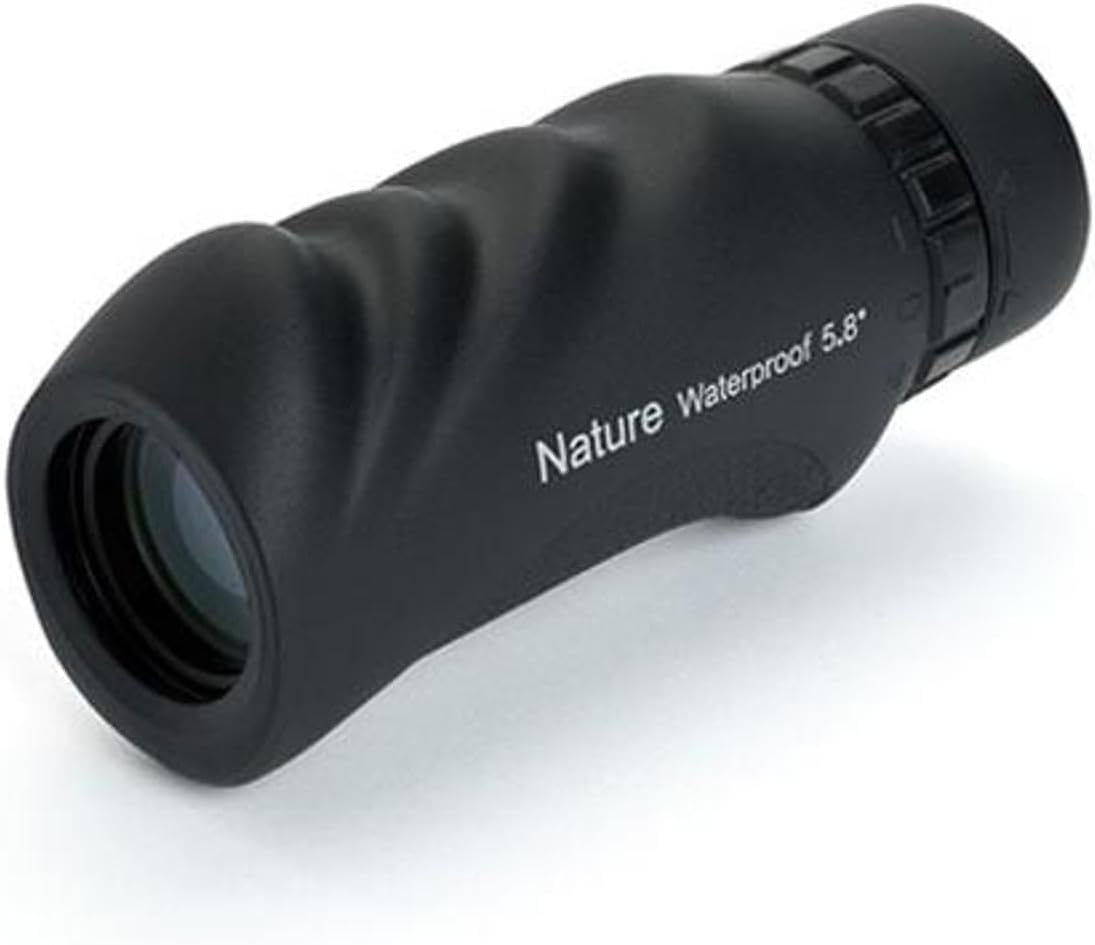 Twist-up eyecup monocular for comfortable viewing