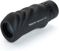 Twist-up eyecup monocular for comfortable viewing