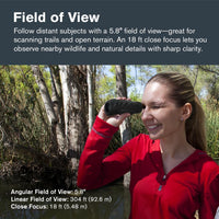 Monocular telescope used for hiking and wildlife viewing