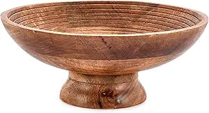 Large Mango Wood Bowl for Fruits and Snacks