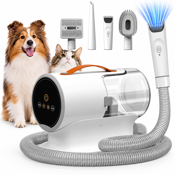 Dog Grooming Vacuum, Dog Grooming Kit,12000Pa Strong Pet Grooming Vacuum for Dogs, 2L Large Capacity Dog Vacuum for Shedding Grooming Hair, Dog Hair Vacuum