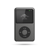 128GB Bluetooth MP3 Player in sleek black, perfect for storing music, audiobooks, and videos.