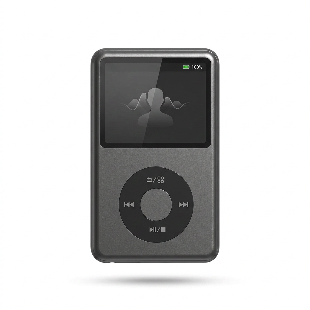 128GB Bluetooth MP3 player in black