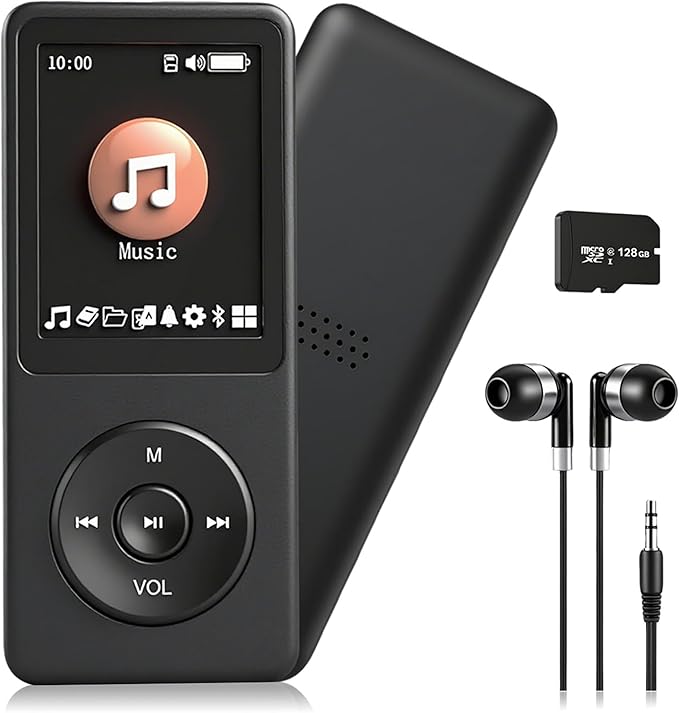 128GB Bluetooth MP3 player with HD speaker