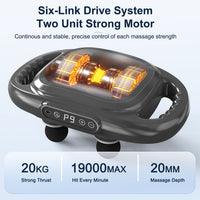 Body massager with 12mm movement range and compact handheld design