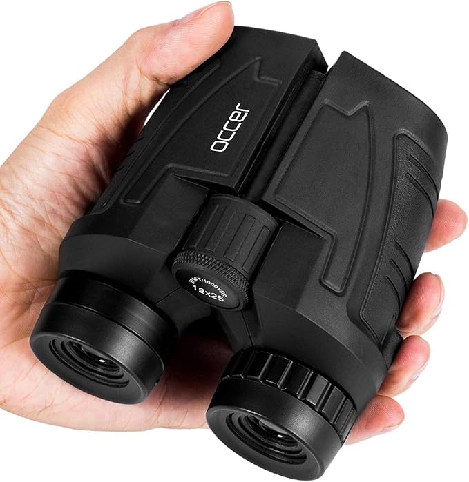 12x25 compact binoculars for adults and kids outdoor viewing