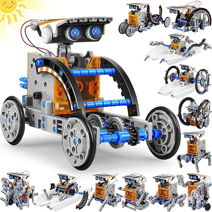 13 in 1 solar robot kit for kids STEM educational toy