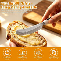 Electric Butter Warmer Knife with Protective Storage Case
