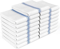 Blue reusable kitchen towels set