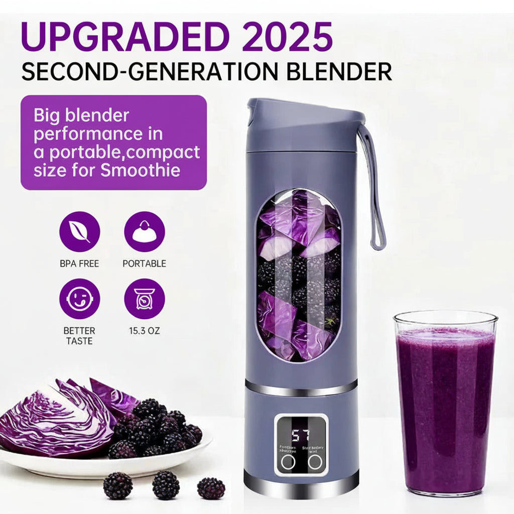 16 oz Portable Blender Cup for Smoothies and Fruit Drinks