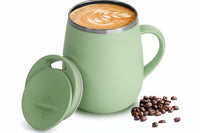 Double-Wall Vacuum Travel Mug with Handle