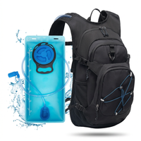 18L hydration backpack with 2L and 3L water bladder for hiking and biking adventures