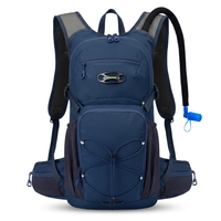18L hydration backpack with 3L water bladder for hiking and cycling adventures