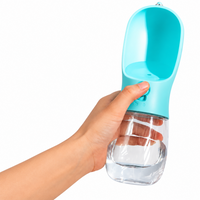 2-in-1 portable pet water cup for dogs and cats
