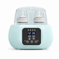 2-in-1 baby bottle warmer and sterilizer with dual bottle capacity