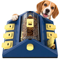 2 Level Dog Puzzle Toy with Interactive Treat Dispenser