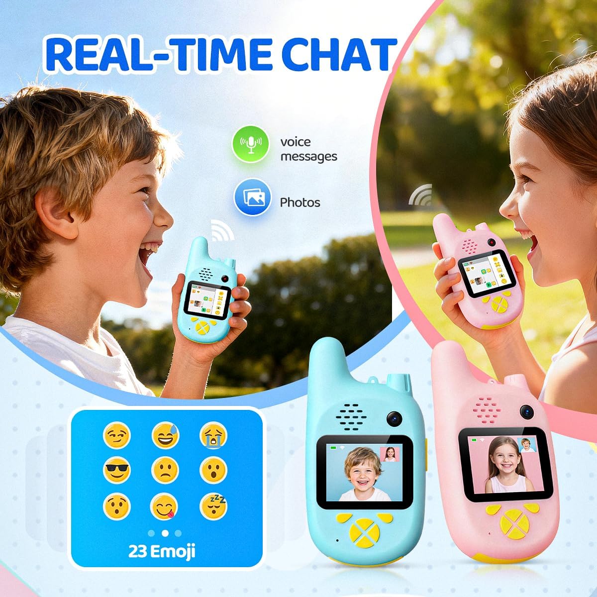2 pack walkie talkies for kids