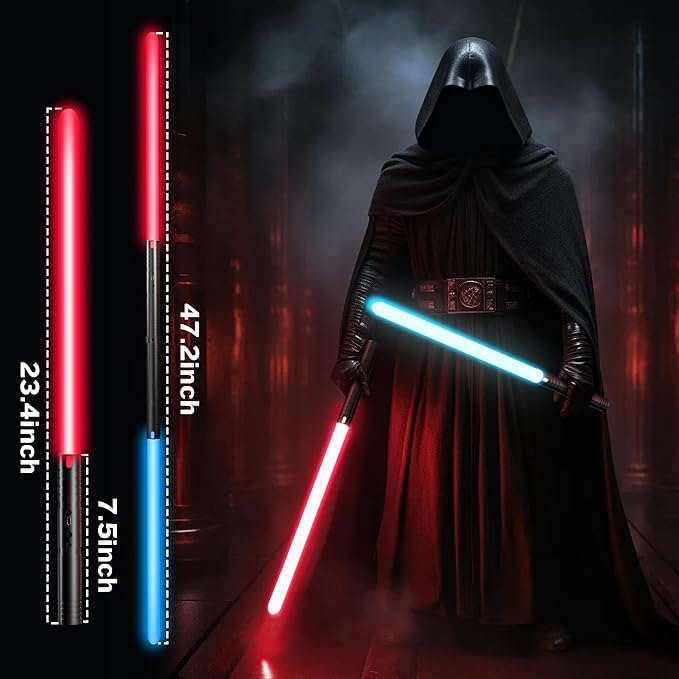 2 pack RGB light accessory set with multiple color modes and interactive sound features