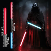 2 pack RGB light accessory set with multiple color modes and interactive sound features