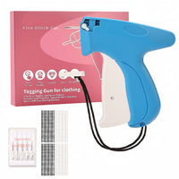 Fabric fastening tool kit with needles and fastener pieces
