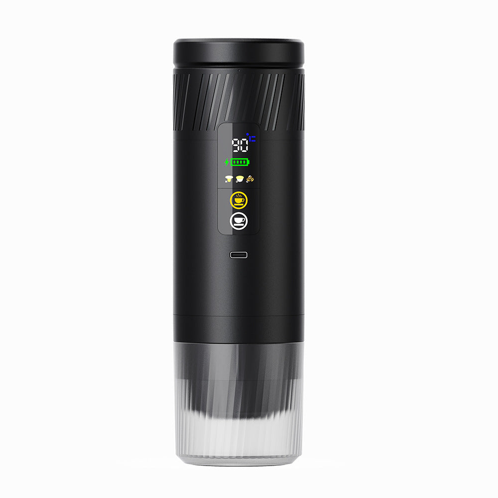 Portable 20 bar travel coffee maker with compact design