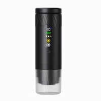 Portable 20 bar travel coffee maker with compact design