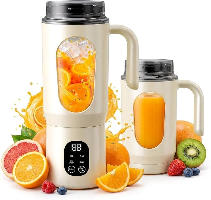 20oz portable personal blender with rechargeable motor base