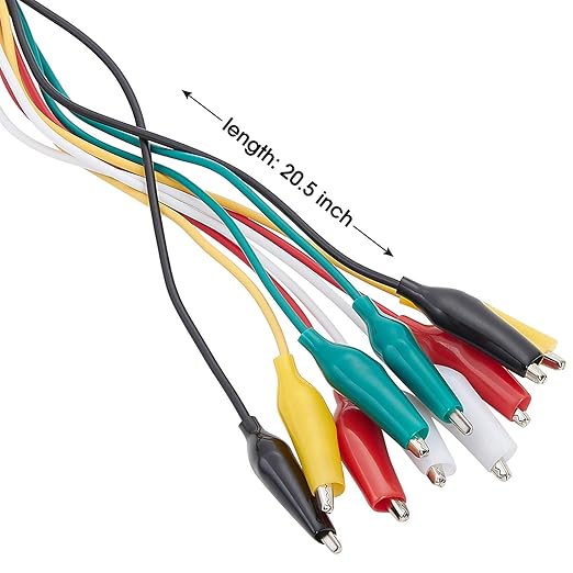 22 AWG copper wire test leads for multimeter and circuit use