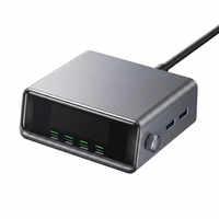 250W GaN Charging Station 6 Port USB C Front View
