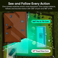 2K home view camera for rooms, entry areas and outdoor spaces