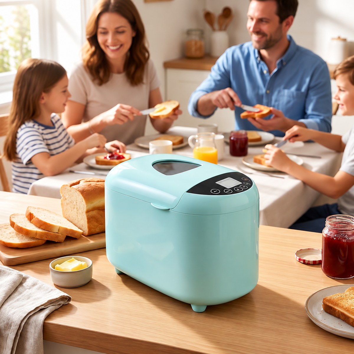 automatic electric bread maker machine